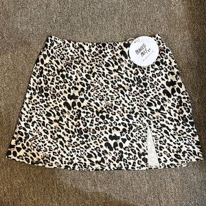 Princess Polly Yates mini skirt leopard